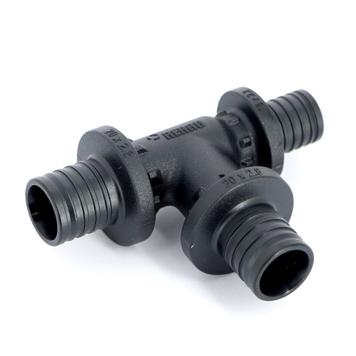 Тройник PPSU для PE-X труб Дн 25-20-25 переходной RAUTITAN PX Rehau в Самаре