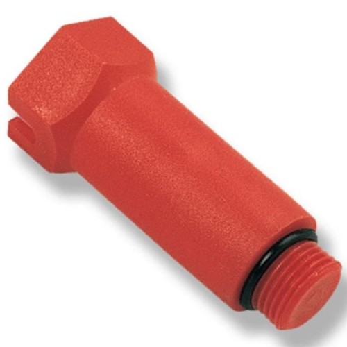 Заглушка пластиковая НР (НАР) L=68мм 1/2" синяя для водорозетки РОС в Самаре