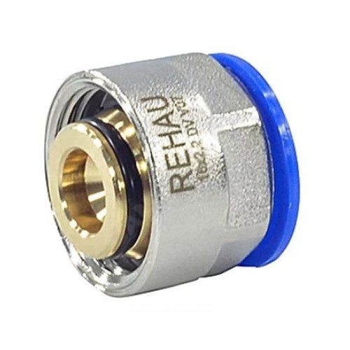 Евроконус латунный Дн 16,2-2,6-3/4" для PE-X труб обжим накидная гайка RAUTITAN stabil Rehau в Самаре