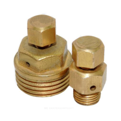 Воздухоотводчик ручной латунный М10х1,0 Ру-10 НР (НАР) угловой Цветлит ВО-1,0 в Самаре