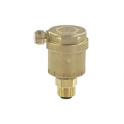 Воздухоотводчик автоматический латунный Ду-10 (3/8") Ру-14 НР (НАР) прямой с запорным клапаном Giacomini R88I в Самаре