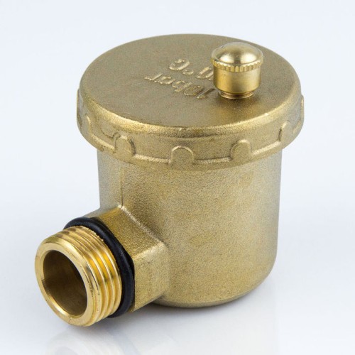 Воздухоотводчик автоматический латунный Ду-15 (1/2") Ру-10 НР (НАР) угловой Aquasfera 5004 в Самаре