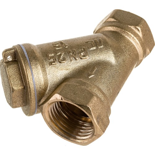 Фильтр сетчатый Y-образный латунный Ду-20 (3/4") Ру-25 ВР (ВН) (Т<130°С) Ридан FVR-R в Самаре