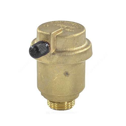 Воздухоотводчик автоматический латунный Ду-15 (1/2") Ру-10 НР (НАР) прямой О-кольцо OR 499 в Самаре