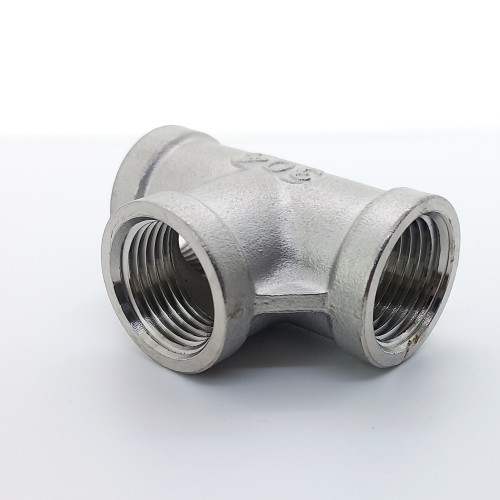 Тройник чугунный переходной оцинкованный ВР (ВН) 15 мм 2" ГОСТ 8949-75