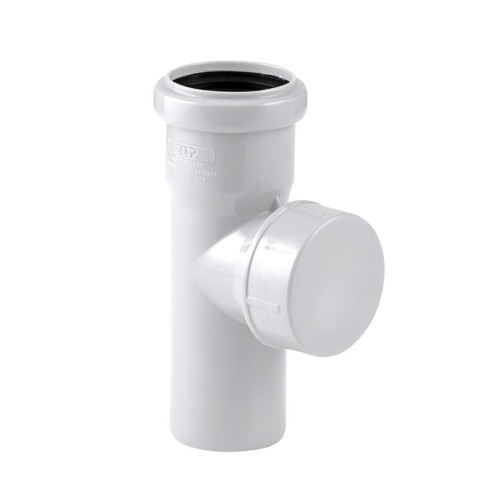 Ревизия канализационная PP-M с крышкой белая Дн 160 бесшумный б/нап в/к RTP (РосТурПласт) в Самаре