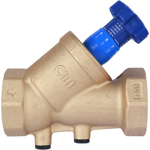 Клапан балансировочный латунный ручной с внутренней резьбой 2,5 МПа BL.220 MVI 20 мм в Самаре