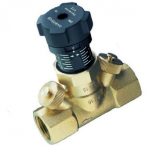 Клапан балансировочный латунный ручной с внутренней резьбой 1,6 МПа Hycocon VTZ Oventrop 25 мм в Самаре