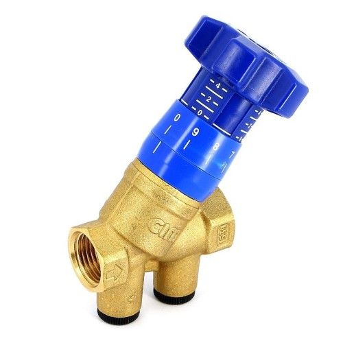 Клапан балансировочный латунный ручной с внутренней резьбой 2,5 МПа CIM 787OT Cimberio 25 мм в Самаре