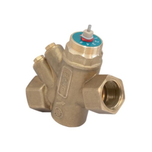 Клапан балансировочный латунный комбинированный с внутренней резьбой 2,5 МПа R206AM Giacomini 15 мм в Самаре