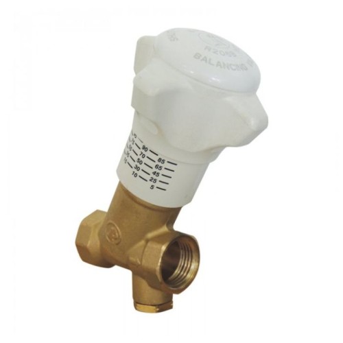 Клапан балансировочный латунный ручной с внутренней резьбой 2,5 МПа R206B-1 Giacomini 25 мм в Самаре