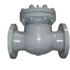 Клапан обратный стальной поворотный фланцевый 4,0 МПа 19с53нж 100 мм