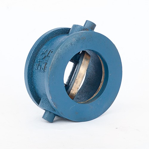 Клапан обратный чугунный поворотный фланцевый 1,6 МПа 19ч01бр КАЗ 100 мм в Самаре