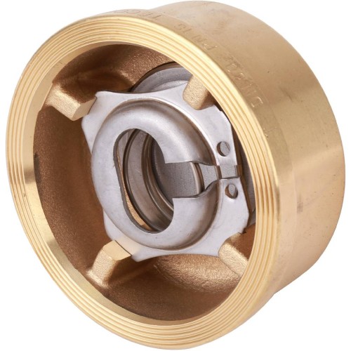 Клапан обратный латунный осевой пружинный межфланцевый 1,6 МПа CA7441 Tecofi 50х40 мм в Самаре