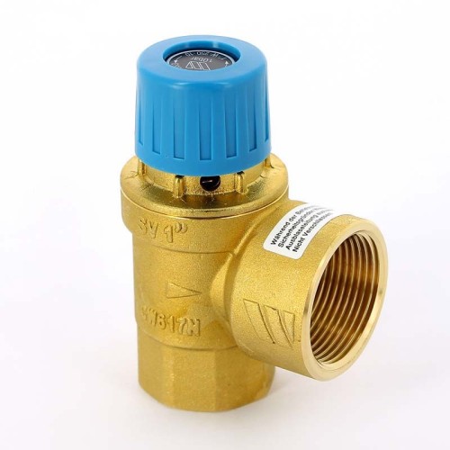 Клапан предохранительный латунный пружинный с внутренней резьбой Prescor B Flamco 15 мм 1/2" в Самаре