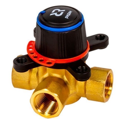 Клапан регулирующий латунный трехходовой с внутренней резьбой 1,0 МПа HRB-3R Ридан 50х125 мм 2" в Самаре