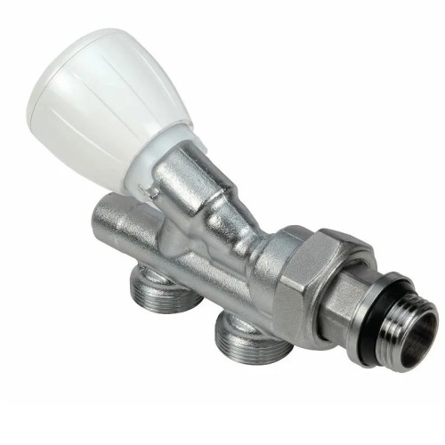 Клапан термостатический осевой угловой Ду-15 (1/2"-16) Ру-10 НР (НАР) с преднастройкой R440N Giacomini в Самаре