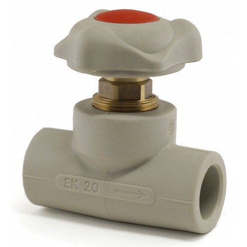 Клапан запорный PP-R внутренняя-наружная пайка 2,5 МПа VALFEX 25 мм ГОСТ 32415-2013 в Самаре