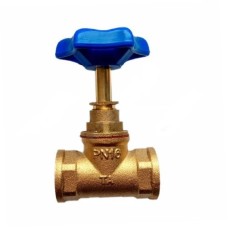 Клапан запорный латунный с внутренней резьбой 1,6 МПа 15б3р БАЗ 25х80 мм