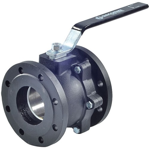 Кран шаровый чугунный фланцевый Ду-100 Ру-16 L=190мм полнопроходной Giacomini R740F в Самаре