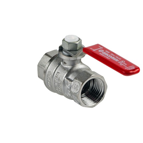 Кран запорный латунный полнопроходной с ручкой-рычагом ВР (ВН) Ру 42 R950 Giacomini 15 мм 1/2" в Самаре