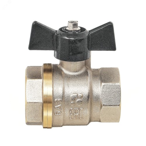 Кран латунный трехходовой стандартнопроходной для манометра с ручкой-бабочкой ВР (ВН) Ру 16 LD Pride LD 15 мм 1/2" в Самаре