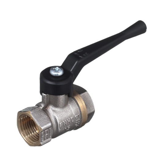 Кран запорный латунный стандартнопроходной с ручкой-рычагом ВР-накидная гайка Ру 40 Pride LD 15 мм 1/2" в Самаре