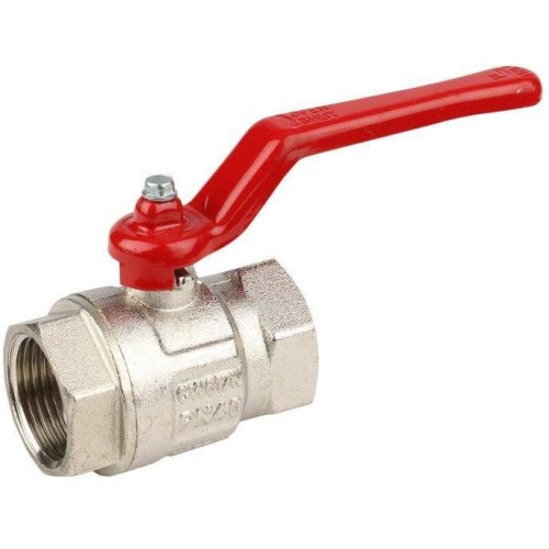 Кран запорный латунный полнопроходной с ручкой-рычагом ВР (ВН) Ру 40 BV.511 MVI 15 мм 1/2" в Самаре