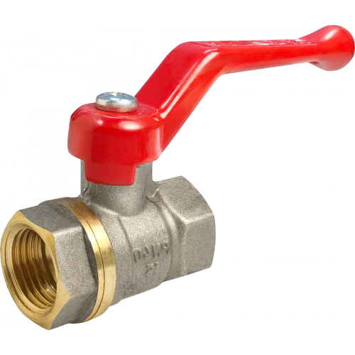 Кран запорный латунный стандартнопроходной с ручкой-рычагом ВР (ВН) Ру 16 ПРАКТИК 120 ГАЛЛОП 20 мм 3/4" в Самаре