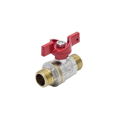 Кран запорный латунный полнопроходной с ручкой-бабочкой ВР-НР Ру 40 BV.514 MVI 15 мм 1/2" в Самаре