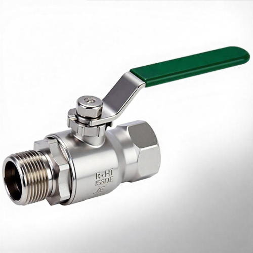 Кран запорный латунный стандартнопроходной с ручкой-рычагом ВР-НР Ру 42 R254WL Giacomini 10 мм 3/8" в Самаре