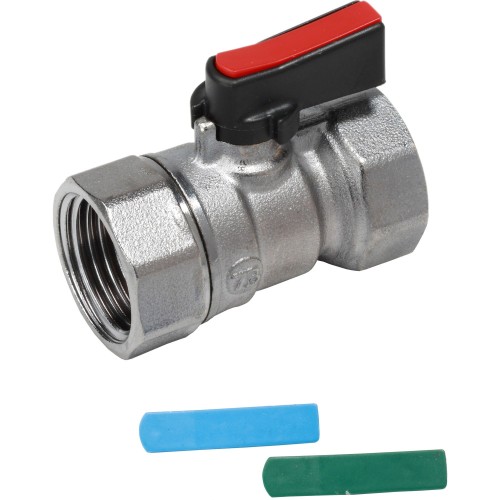 Кран запорный латунный стандартнопроходной с ручкой-флажком ВР (ВН) Ру 16 R690 Giacomini 15х46 мм 1/2" в Самаре