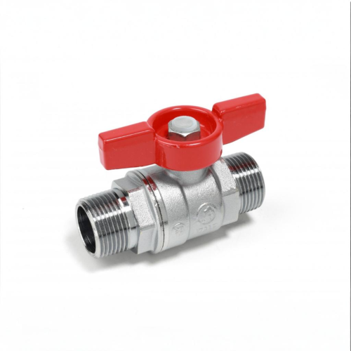 Кран запорный латунный полнопроходной с ручкой-бабочкой НР Ру 42 R913 Giacomini 10х63 мм 3/8" в Самаре