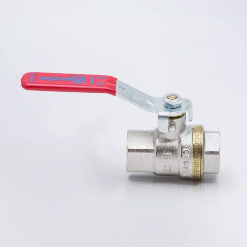 Кран запорный латунный стандартнопроходной с ручкой-рычагом ВР (ВН) Ру 25 RTP (РосТурПласт) 15 мм 1/2" в Самаре