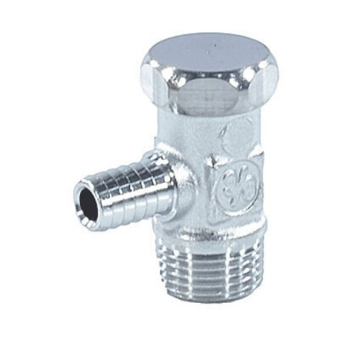 Кран шаровый латунный сливной стандартнопроходной НР-штуцер Ру 10 R65D Giacomini 10 мм 3/8" в Самаре