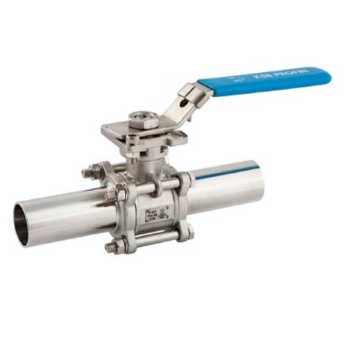 Кран шаровый нержавеющий под приварку стандартнопроходной Ру 40 AISI 316 BV61A ABRA 40х108 мм 1 1/2" в Самаре