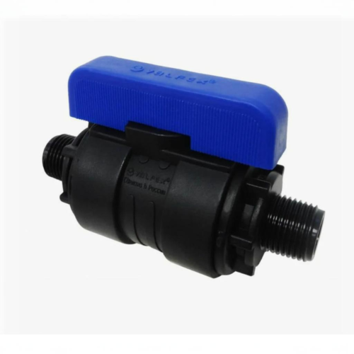 Компрессионный кран ПНД Дн 63 (1 1/2") НР (НАР) Ру-16 VALFEX в Самаре