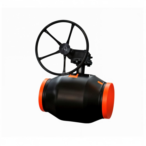 Кран запорный стальной под приварку с редуктором стандартнопроходной Ст20 КШТ.12. АДЛ 300х724 мм