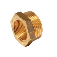 Футорка латунная ВР-НР STOUT 15 мм 1/2"