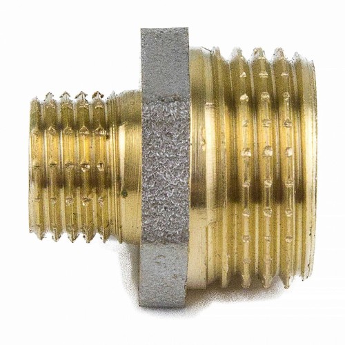 Ниппель латунный переходной НР Aquasfera 10 мм 3/8"