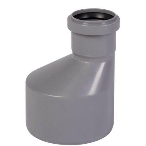 Переход НПВХ (ПВХ) с раструбом Дн 110-50 серый безнапорный в/к ТУ 6-19-307-86 Хемкор в Самаре