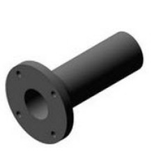 Патрубок фланец-гладкий конец ПФГ стальной L=1200мм Ду-100