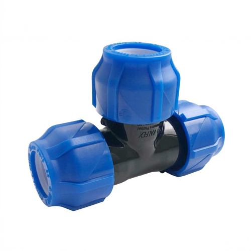 Тройник ПЭ компрессионный Дн 63-50 Ру-16 переходной VALFEX в Самаре