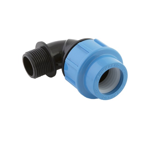 Отвод ПЭ компрессионный Дн 25-1/2" 90гр Ру-16 ВР (ВН) VALFEX в Самаре