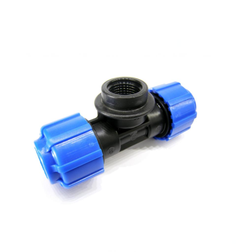 Тройник ПЭ компрессионный Дн 63-1 1/2"-63 НР (НАР) Ру-16 VALFEX в Самаре