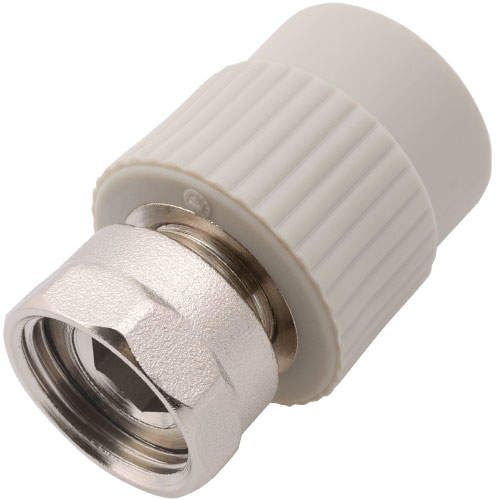 Переход PP-R серый с накидной гайкой Дн 32-1" Wavin Ekoplastik в Самаре