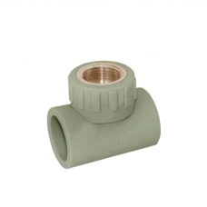 Тройник PP-R комбинированный серый ВР (ВН) Дн 32-1/2" Wavin Ekoplastik