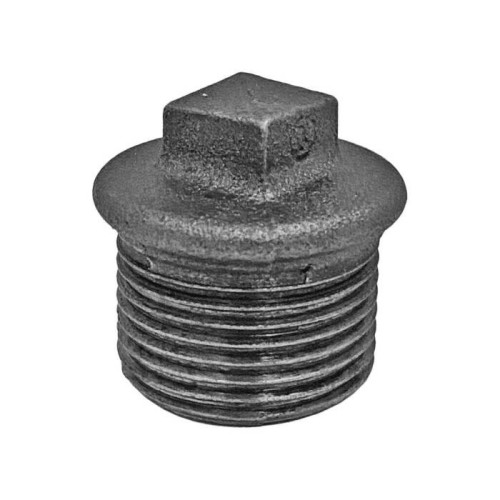 Заглушка чугунная торцевая НР 15 мм 1/2" ГОСТ 8963-75