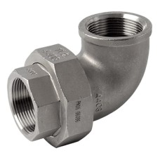 Американка нержавеющая угловая ВР (ВН) Ру 16 AISI 304 32 мм 1 1/4"