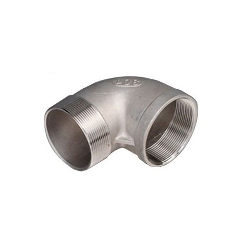 Отвод нержавеющий резьбовой НР-ВР Ру 16 AISI 304 10 мм 3/8"